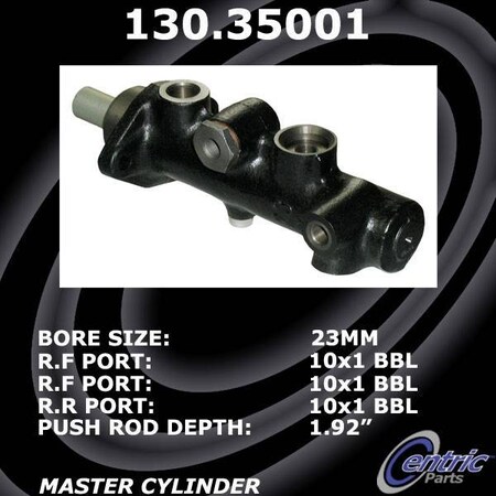 Centric Parts PREMIUM BRAKE MASTER CYLINDER 130.35001